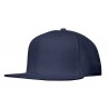 SnapBack with flat peak - 4187:Navy, Cotton, Navy